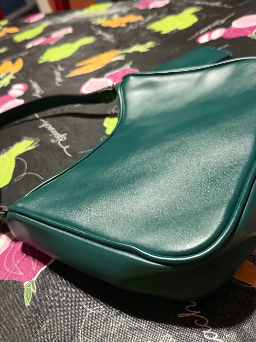 GUESS Quilted Teal Shoulder Bag with Matching Coin Pouch